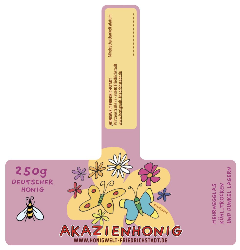 Etikett Akazienhonig
