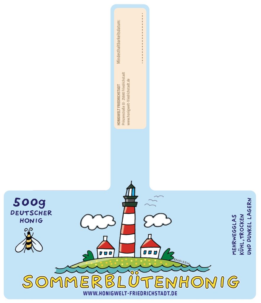 Etikett Sommerblütenhonig